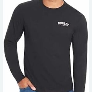 Hurley Men's Black Long Sleeve Shirt